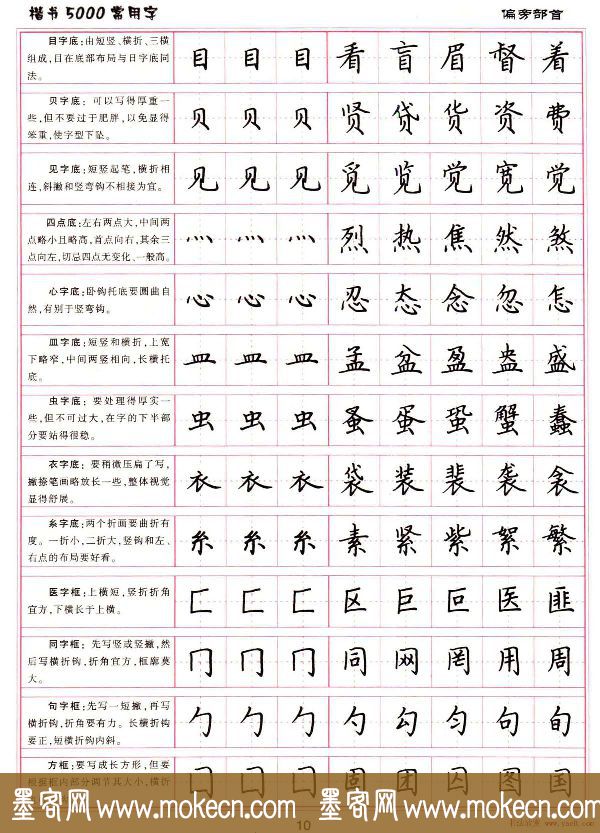 硬笔书法字帖下载《楷书5000常用字》