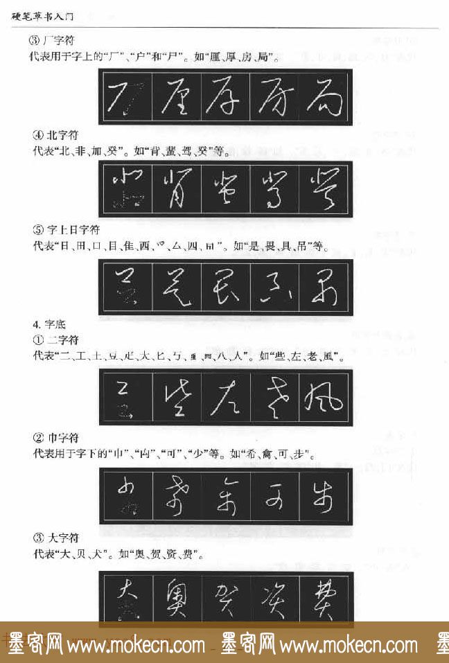 硬笔书法丛书《硬笔草书入门》