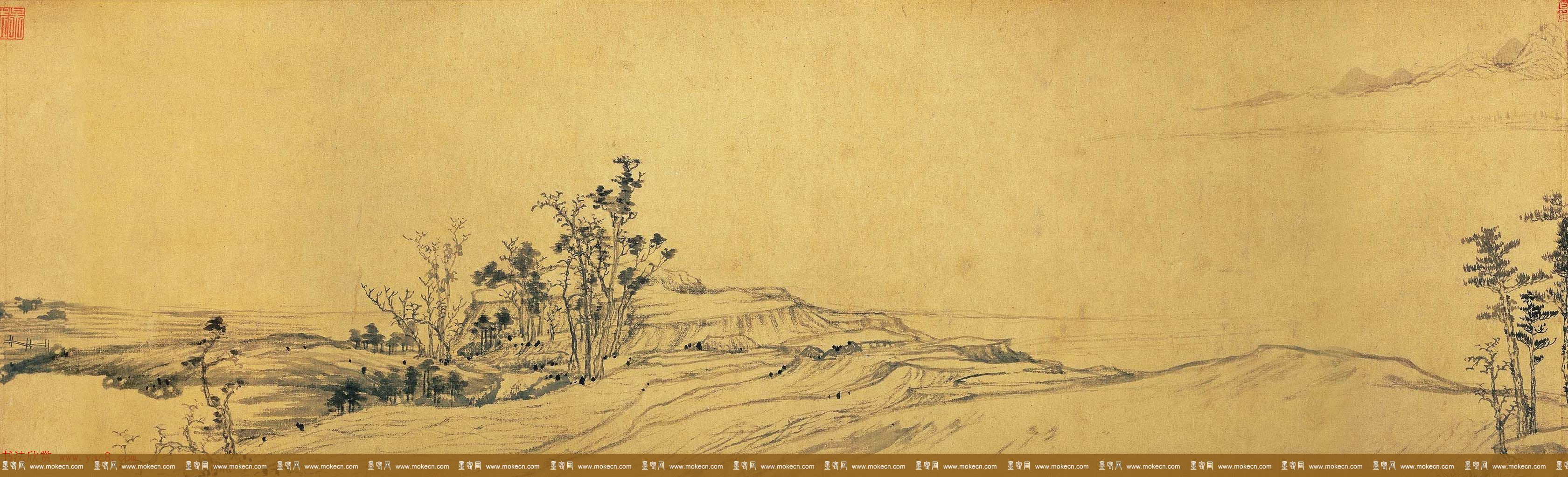 中国十大传世名画之《富春山居图》台北故宫博物院藏